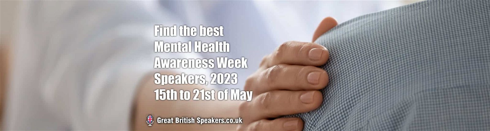 Find the best Mental Health Speakers | MH Awareness Week