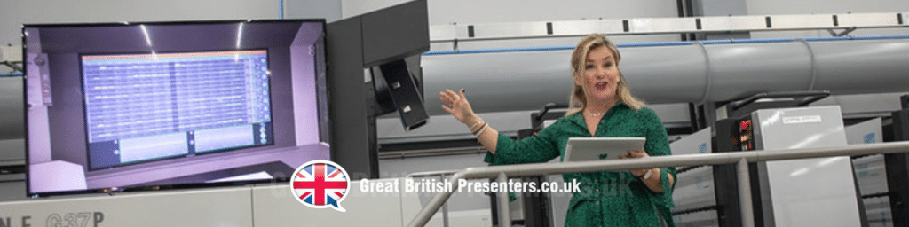 Book a British Presenter International Events Jane Farnham Demo Events Host Great British Presenters